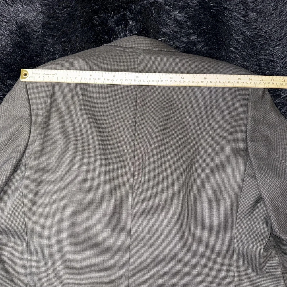 Lauren‎ Ralph Lauren Blazer Mens 44R Gray 100% Wool Two Button Sport Coat Lined